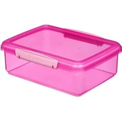 Sistema Coloured Lunch Box with 1 Compartment, 2L – Pink