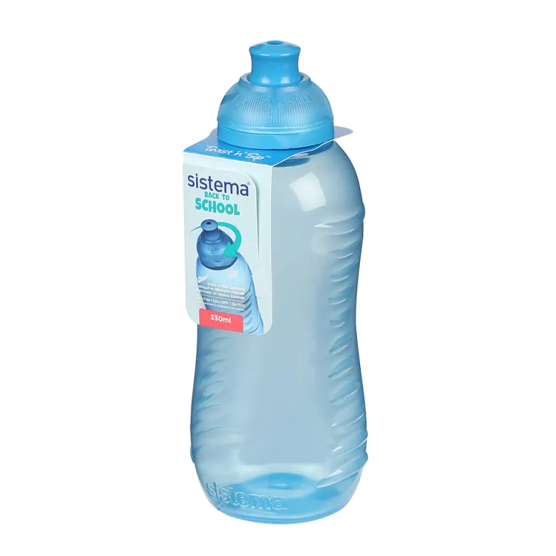 Sistema Drink Bottle, Twist 'N' Sip 330 ml - Satin Sky Blue