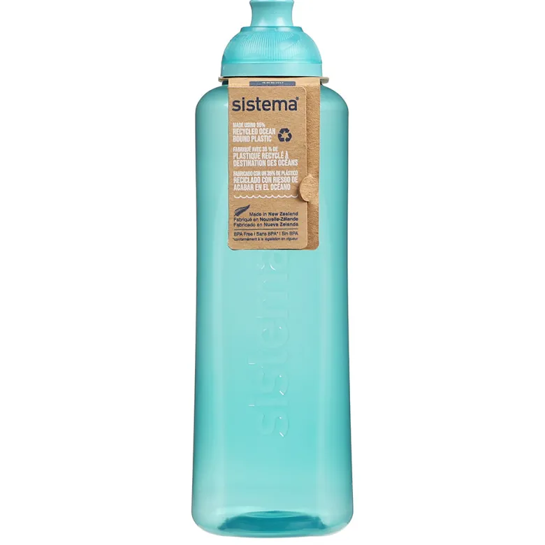 Sistema drinking bottle, Swift Squeeze Bottle, 480 ml – Teal Stone