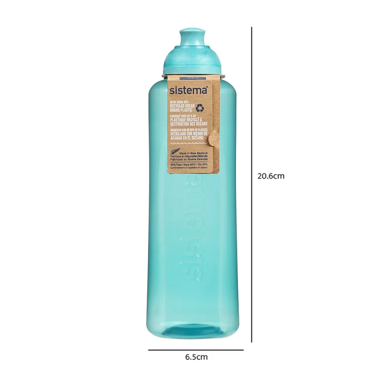 Sistema drinking bottle, Swift Squeeze Bottle, 480 ml – Teal Stone