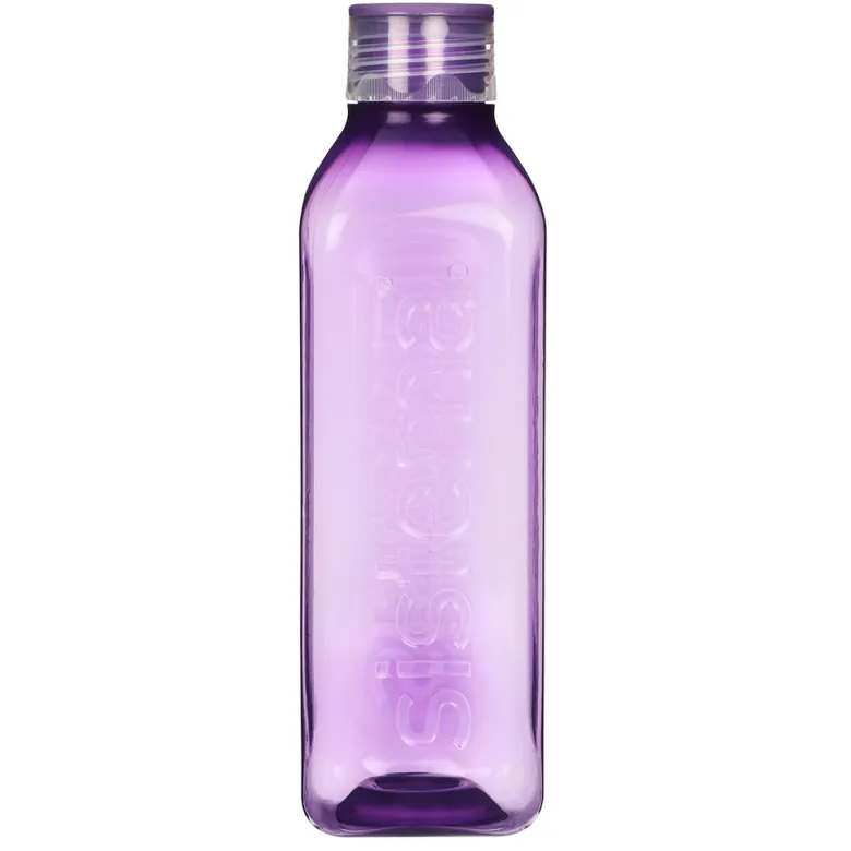 Sistema Drinking Bottle, Square Design, 1 L - Misty Purple