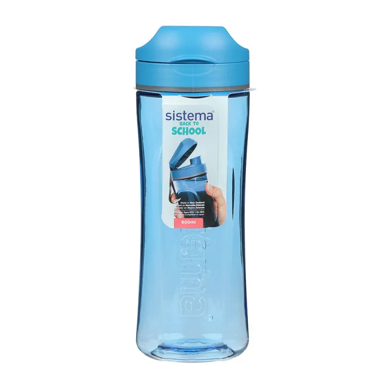 Sistema Drinking Bottle, Tritan Swift, 600 ml – Satin Sky Blue