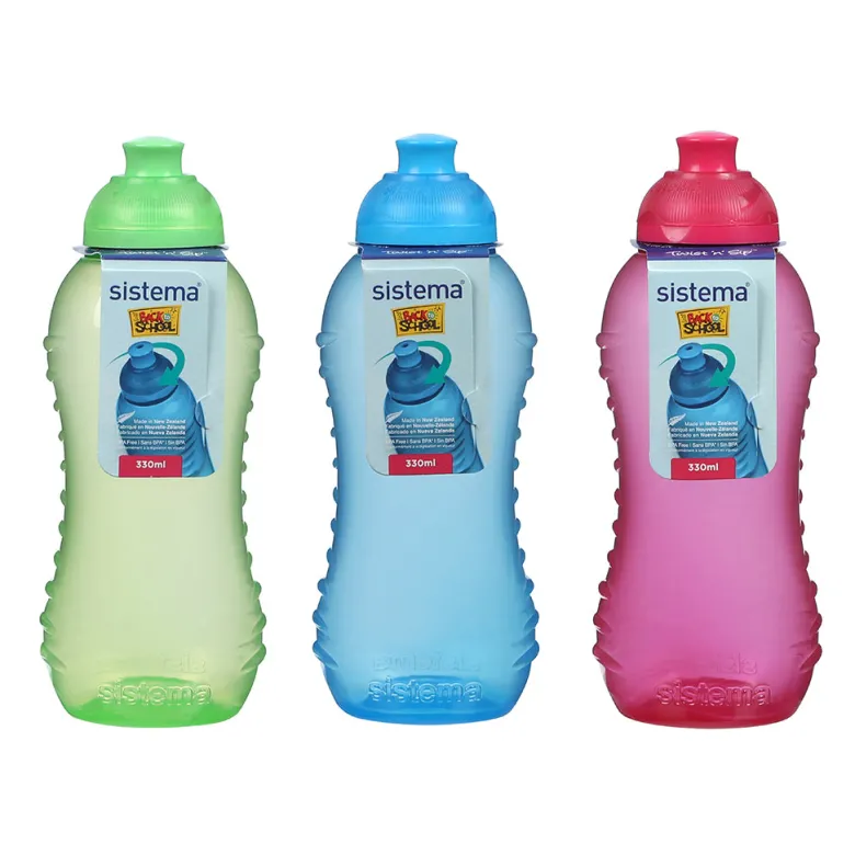 Sistema Drinking Bottle, Twist 'N' Sip 330 ml - Pink