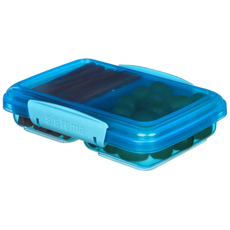 Sistema Lunch Box Small Split, Trend 350 ml - Blue