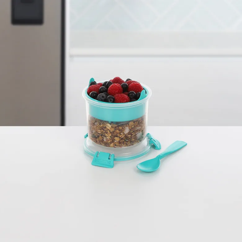 Sistema Lunchbox Breakfast To Go, 530 ml - Minty Teal
