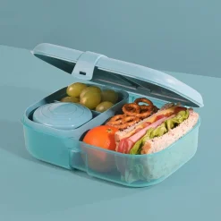 Sistema Ribbon Lunch To Go Lunch Box, 1.1 L - Teal Stone