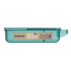 Sistema Snack and Slide Food Box, 430 ml – Teal Stone
