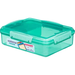 Sistema Snack Attack Duo Lunch Container 975 ml, Teal