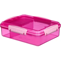 Sistema Snack Attack Duo Lunch Container 975 ml, Pink