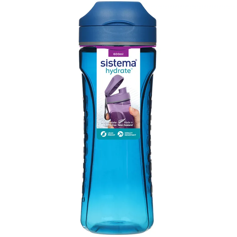 Sistema Tritan Swift Drinking Bottle, 600 ml – Ocean Blue