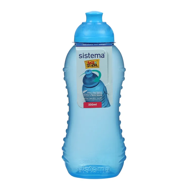 Sistema Twist 'N' Sip Drinking Bottle, 330 ml - Blue