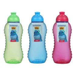 Sistema Twist 'N' Sip Drinking Bottle, 330 ml - Blue