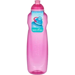 Sistema Twist 'N' Sip Helix 600 ml Water Bottle - Pink