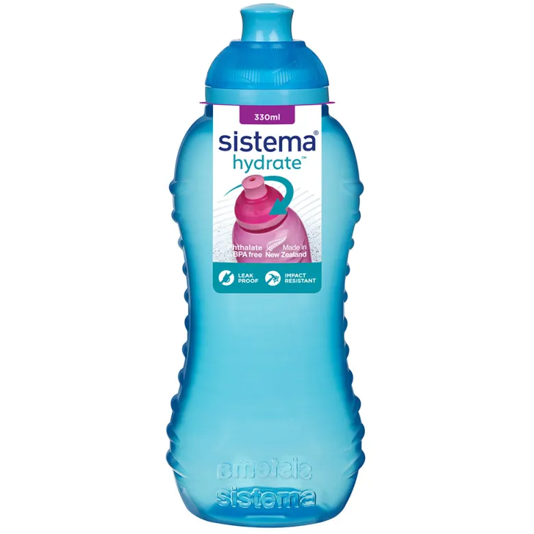 Sistema Water Bottle, Ocean Blue, 330 ml