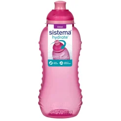 Sistema Water Bottle, Pink/Light Pink, 330 ml