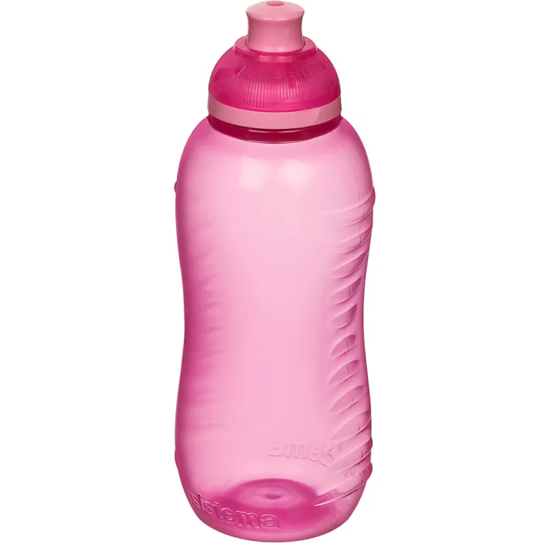 Sistema Water Bottle, Pink/Light Pink, 330 ml