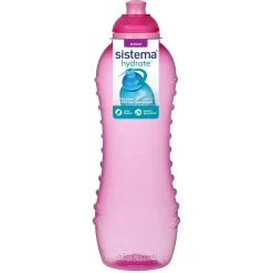 Sistema Water Bottle, Twist 'N' Sip 620 ml - Pink