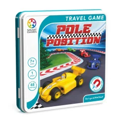 SmartGames Magnetic Travel Game in Metal Tin, Pole Position