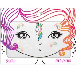 Snails Face Tattoo, Unicorn