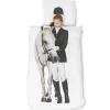 Snurk Adult Bedding, Organic - Rider with Horse