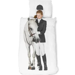 Snurk Adult Bedding, Organic - Rider with Horse