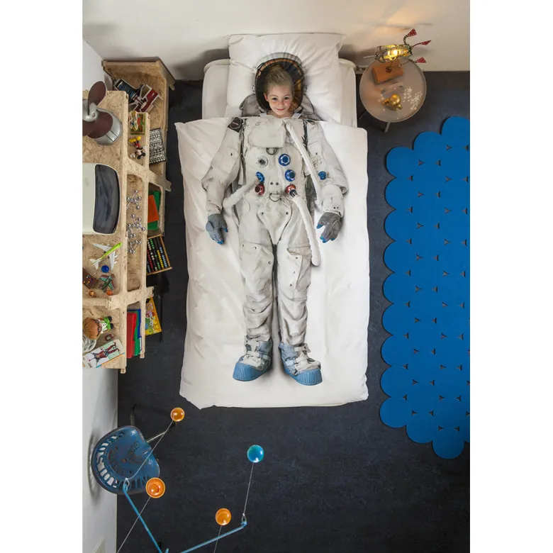 Snurk Adult Bedding, Organic - Astronaut