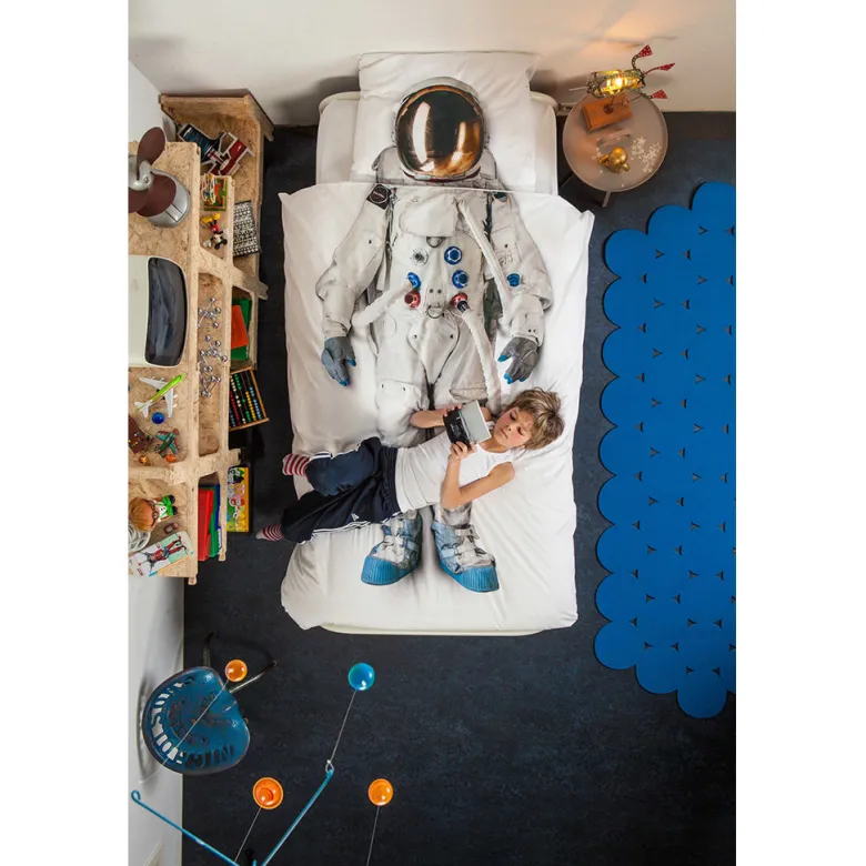 Snurk Adult Bedding, Organic - Astronaut