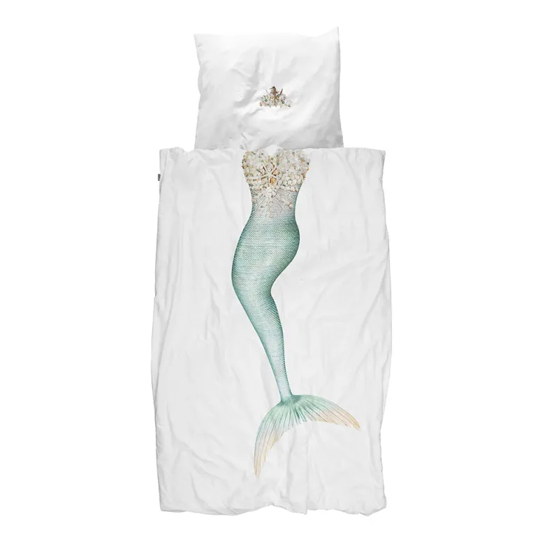 Snurk Adult Bedding, Organic - Mermaid