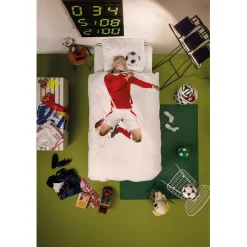 Snurk Adult Bedding, Organic Cotton – Football Player