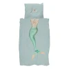 Snurk Adult Bedding, Organic - Mermaid Aqua