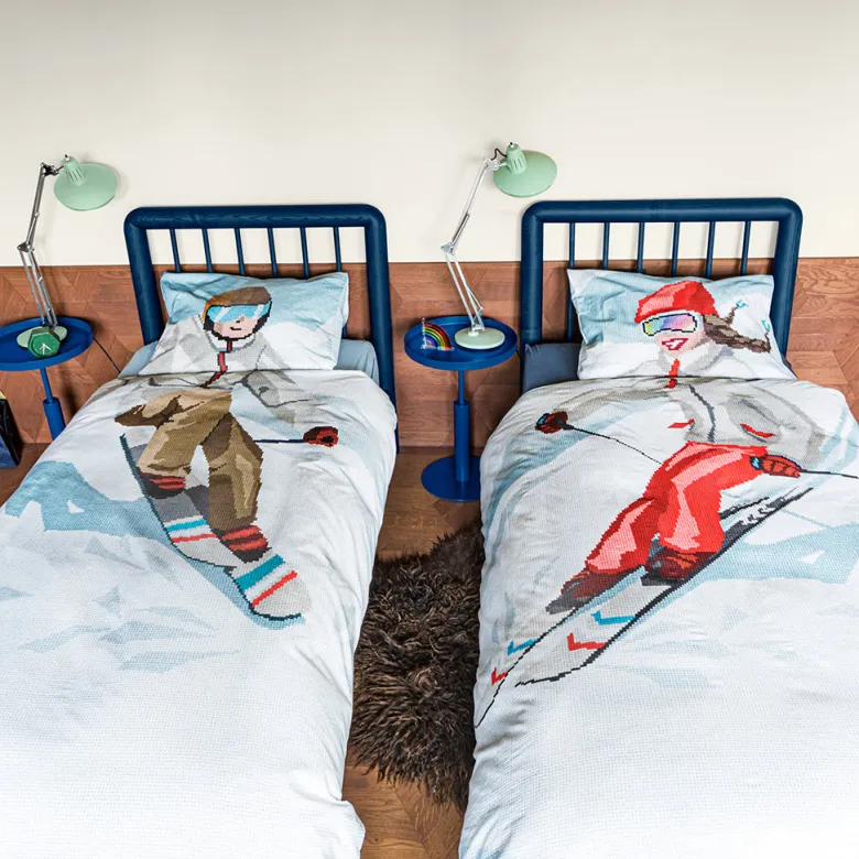 Snurk Organic Adult Bedding - Ski Boy