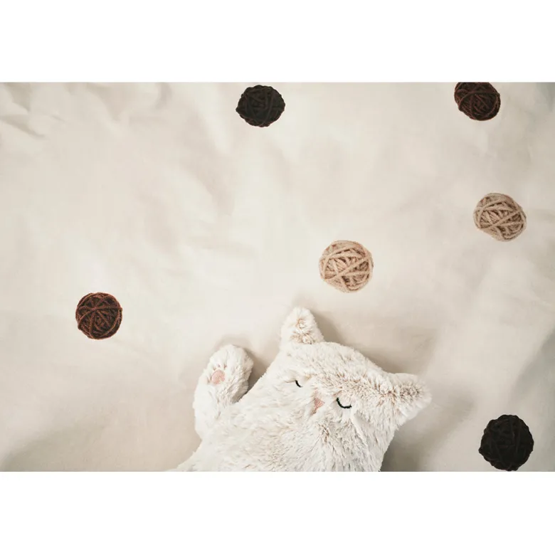Snurk Organic Adult Bedding - Kitten Friends