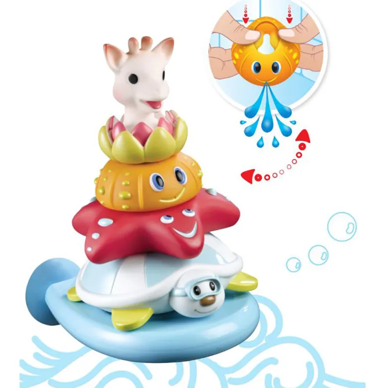 Sophie la girafe, Bath Toy - Splash and Surf Pyramid