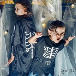 Souza Casper Cape with Bone Print, Size 3-10 Years