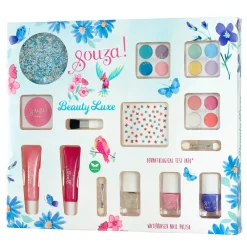 Souza Makeup Set for Kids, Beauty Luxe - Blue/Silver Hair Glitter
