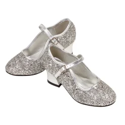 Souza Princess Shoes, Marguerita, Shimmering Silver - Sizes 25-34