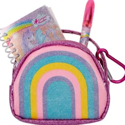 Spiegelburg Little Glitter Bag with Writing Set, Rainbow
