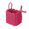 Square Pink Micro Basket for Mini and Maxi Scooters