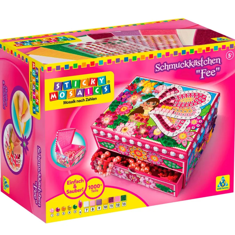 Sticky Mosaics Jewelry Box - Fairy