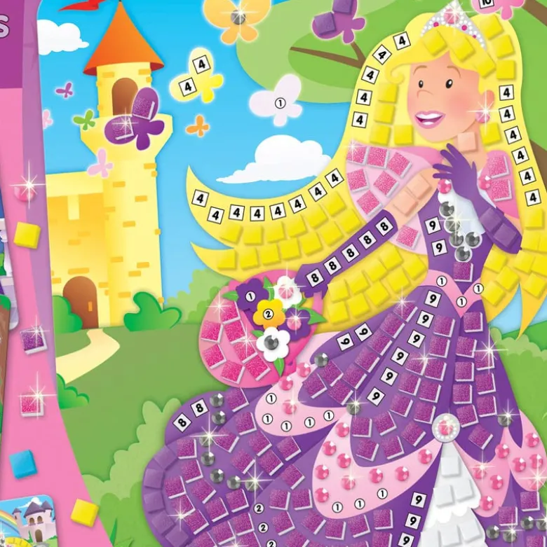 Sticky Mosaics Sparkling Princesses, Medium