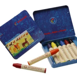 Stockmar Beeswax Crayons, Sticks - Set of 8