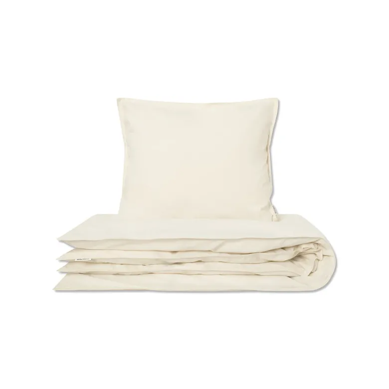 Studio Feder Adult Bedding, Organic - Percale Ivory XL