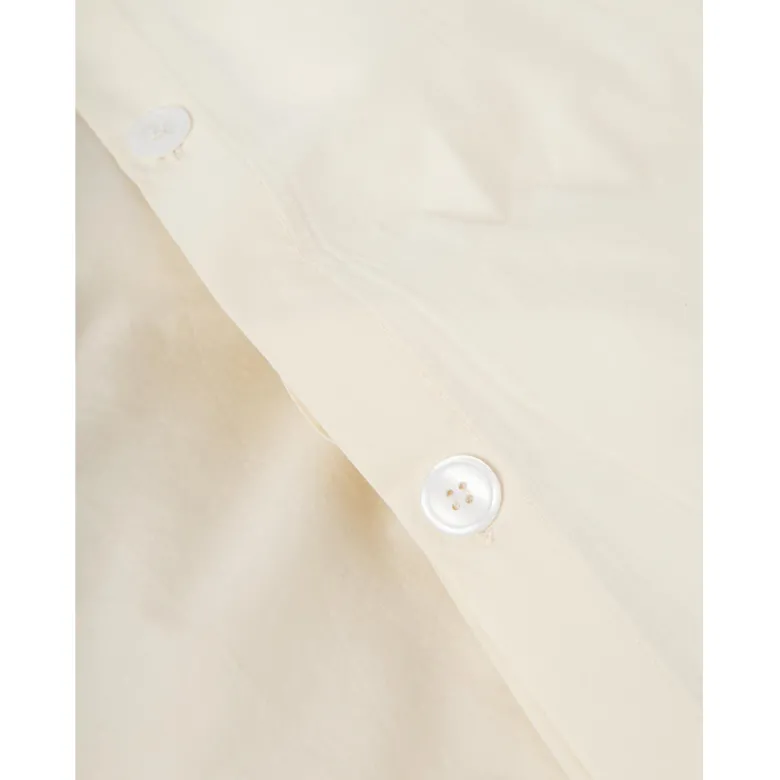 Studio Feder Adult Bedding, Organic - Percale Ivory XL