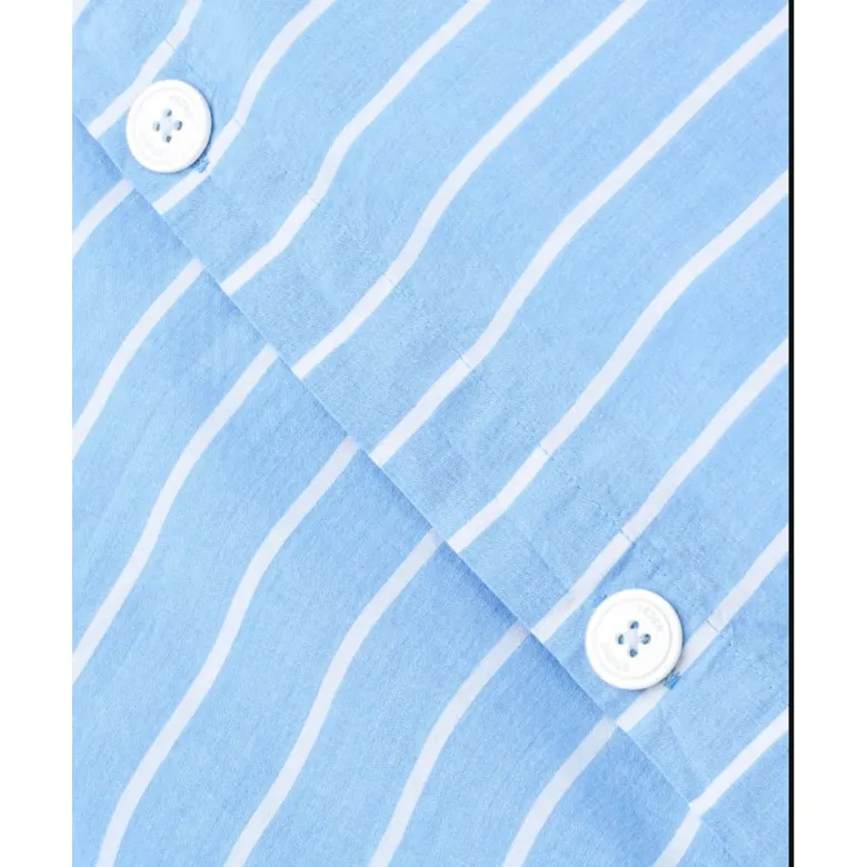 Studio Feder Adult Bedding, Organic Percale - Ciel