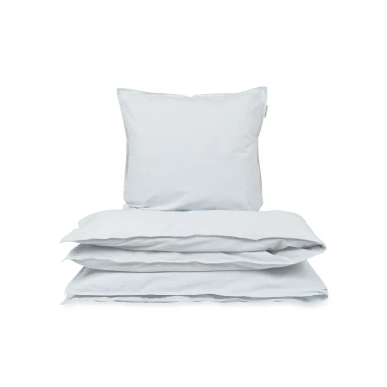 Studio Feder Baby Bed Linen, Organic Percale – Light Blue