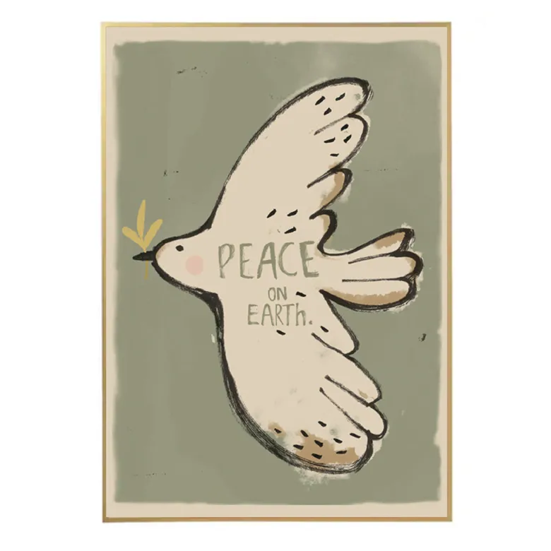 Studio Loco Children's Poster, Peace Bird - 50 x 70 cm