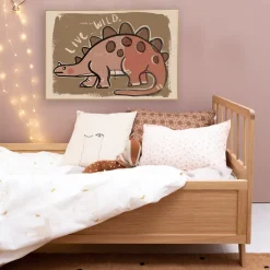 Studio Loco Kids' Poster, Dino – Live Wild – 70 x 50 cm