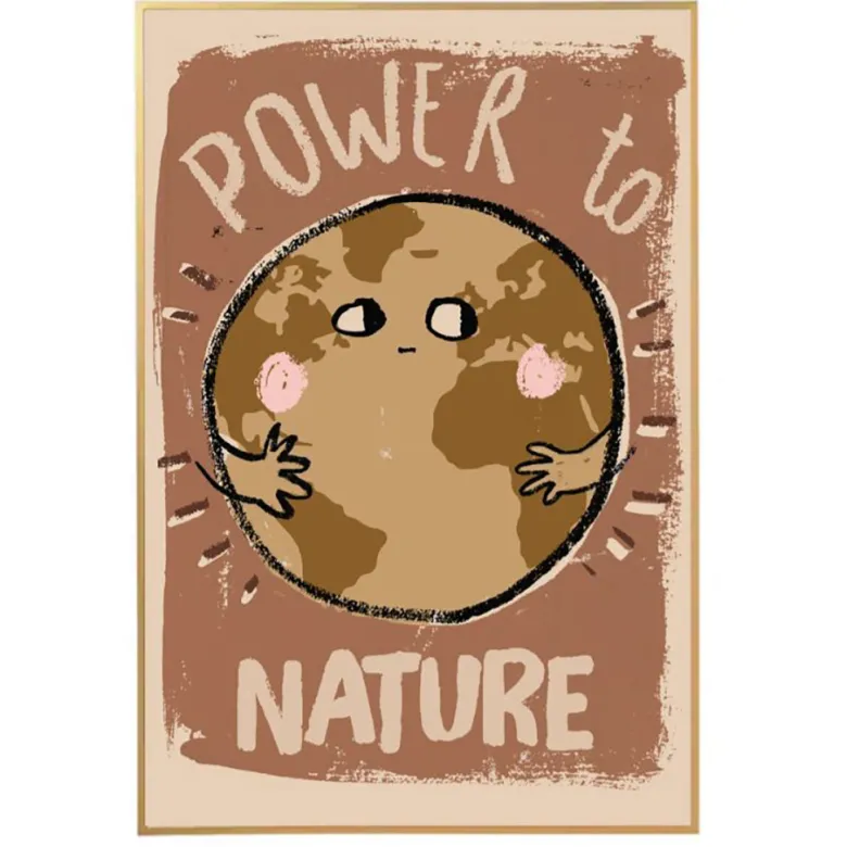 Studio Loco Kids Poster, Power to Nature - 50 x 70 cm