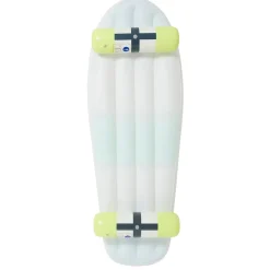 Sunnylife Inflatable Mattress, Skateboard - Blue/Lime - Ages 6 and Up