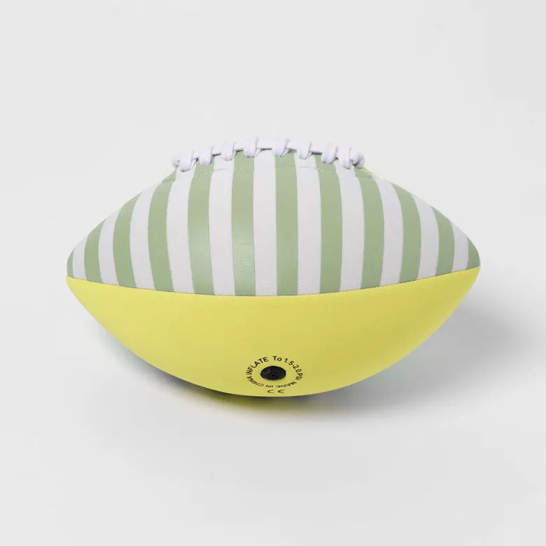 Sunnylife Neoprene American Football, Tides Out Citrus
